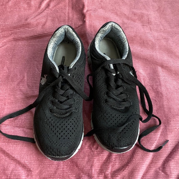 Polo assn navy black and silver running shoes - Picture 2 of 6